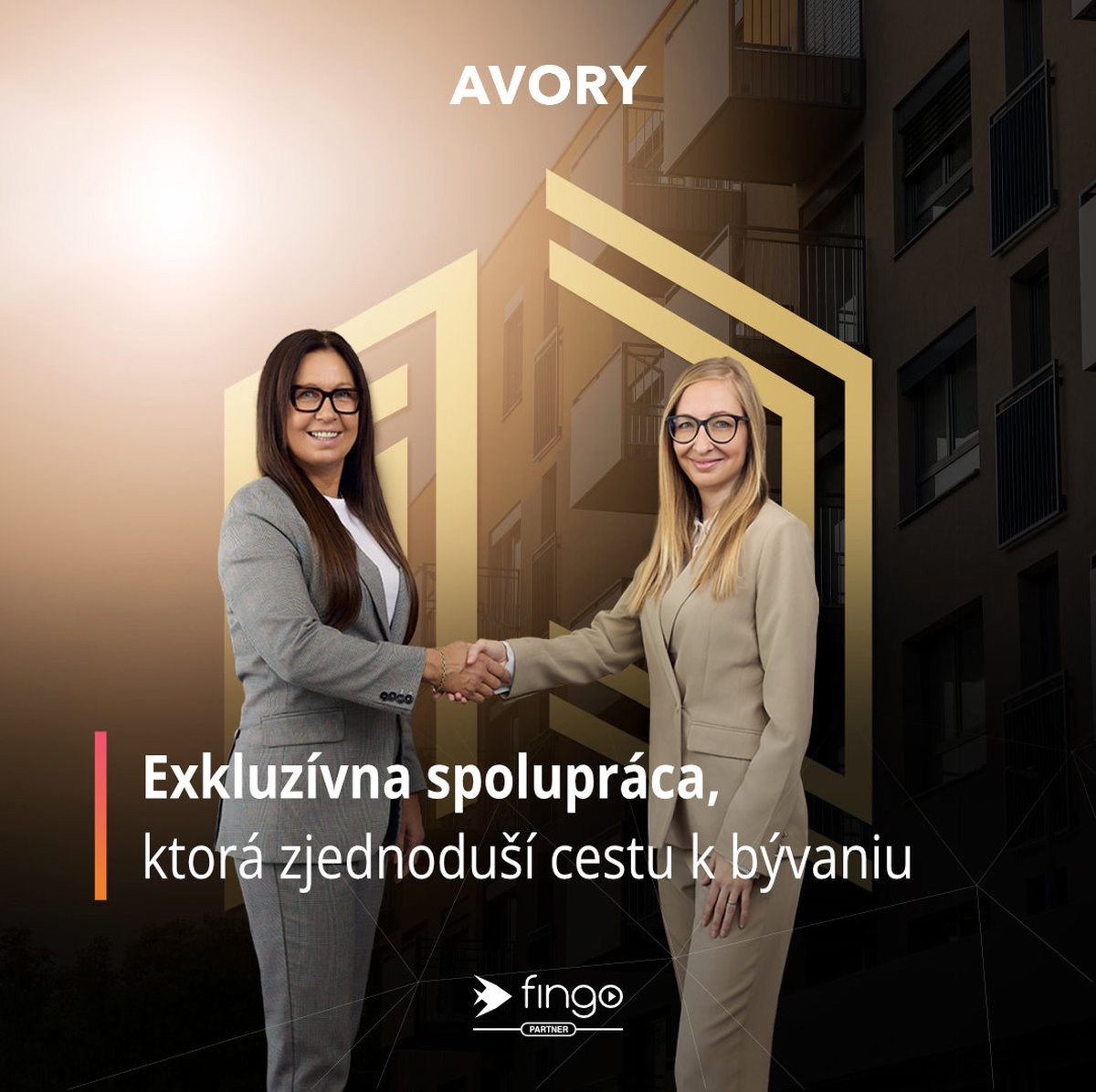 Exkluzívna spolupráca FinGo Senica a AVORY Realitné Centrum